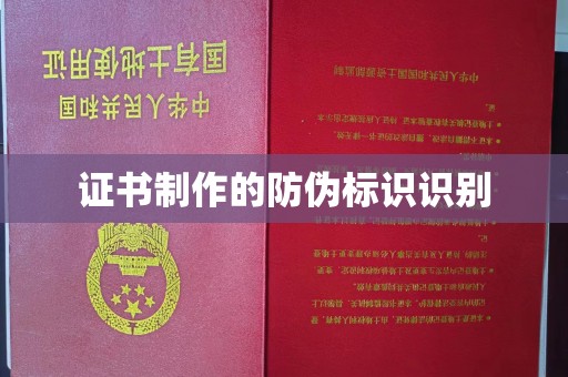 镇平证书制作的防伪标识识别