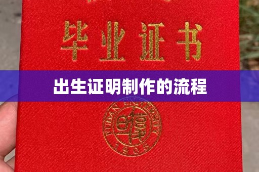 镇平出生证明制作的流程