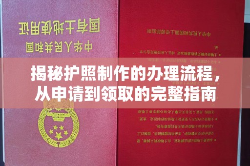 镇平揭秘护照制作的办理流程，从申请到领取的完整指南