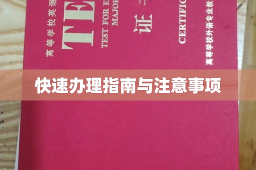 镇平快速办理指南与注意事项